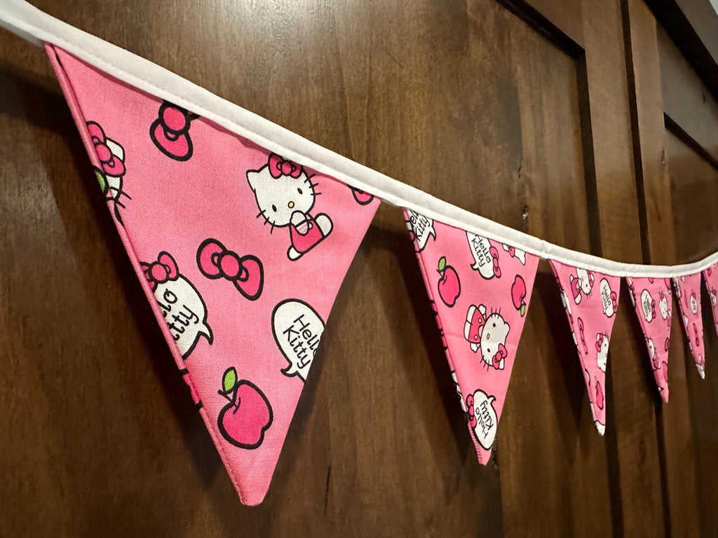 Hello Kitty Banner Fabric