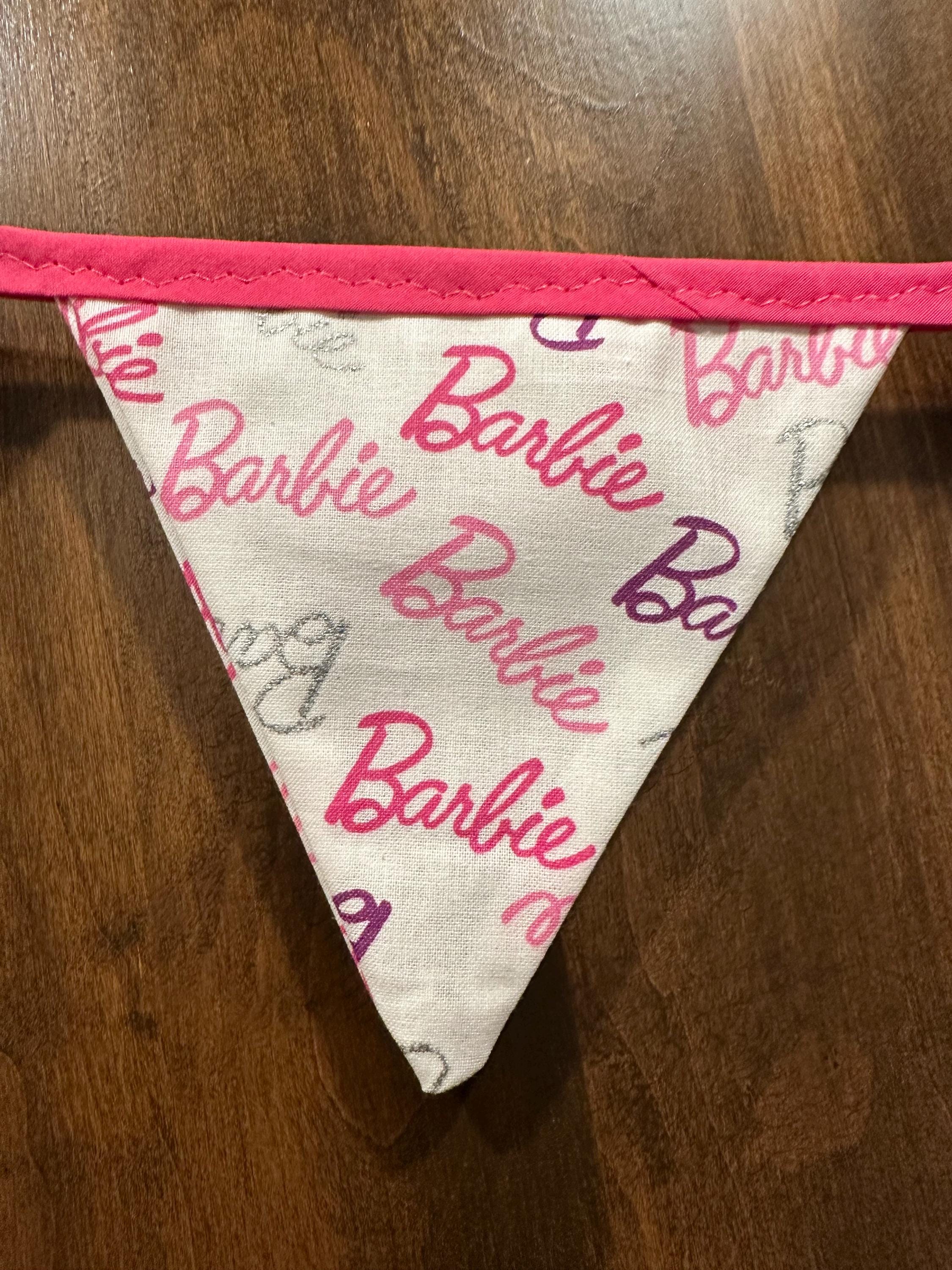 Barbie Fabric Banner