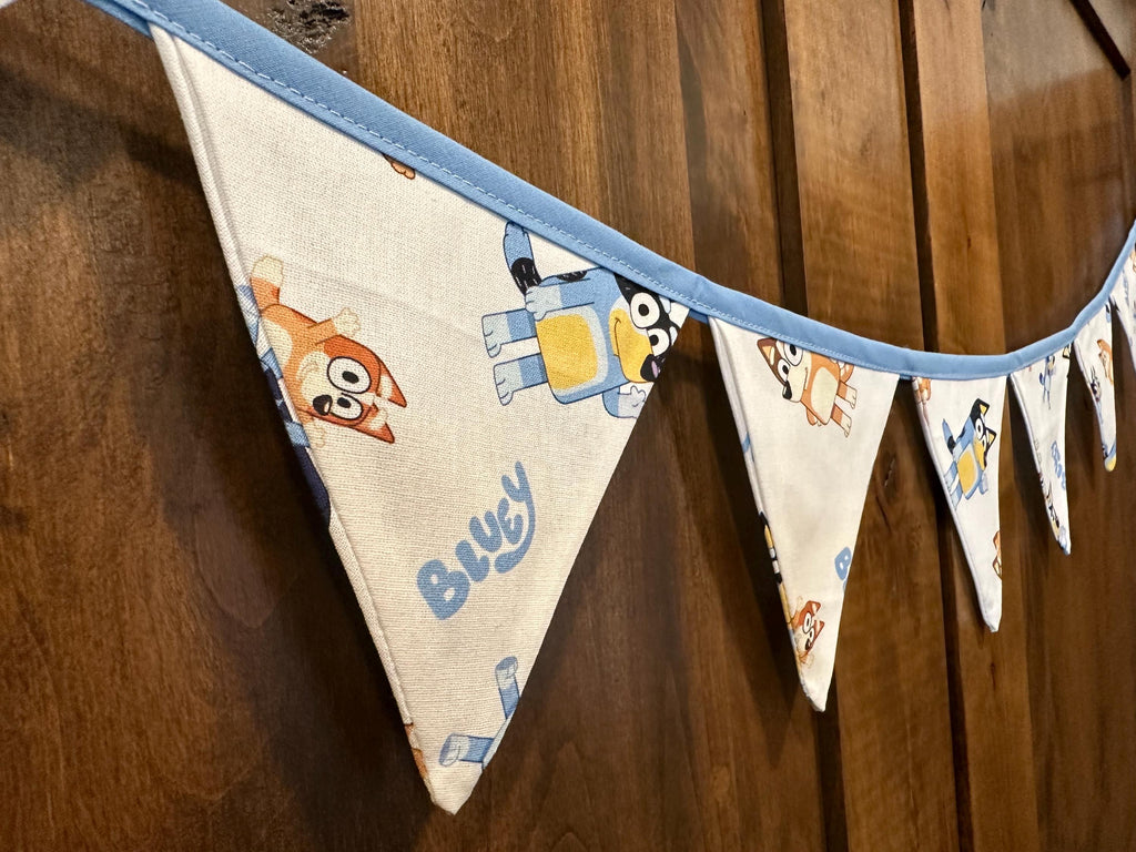 Bluey Fabric Banner
