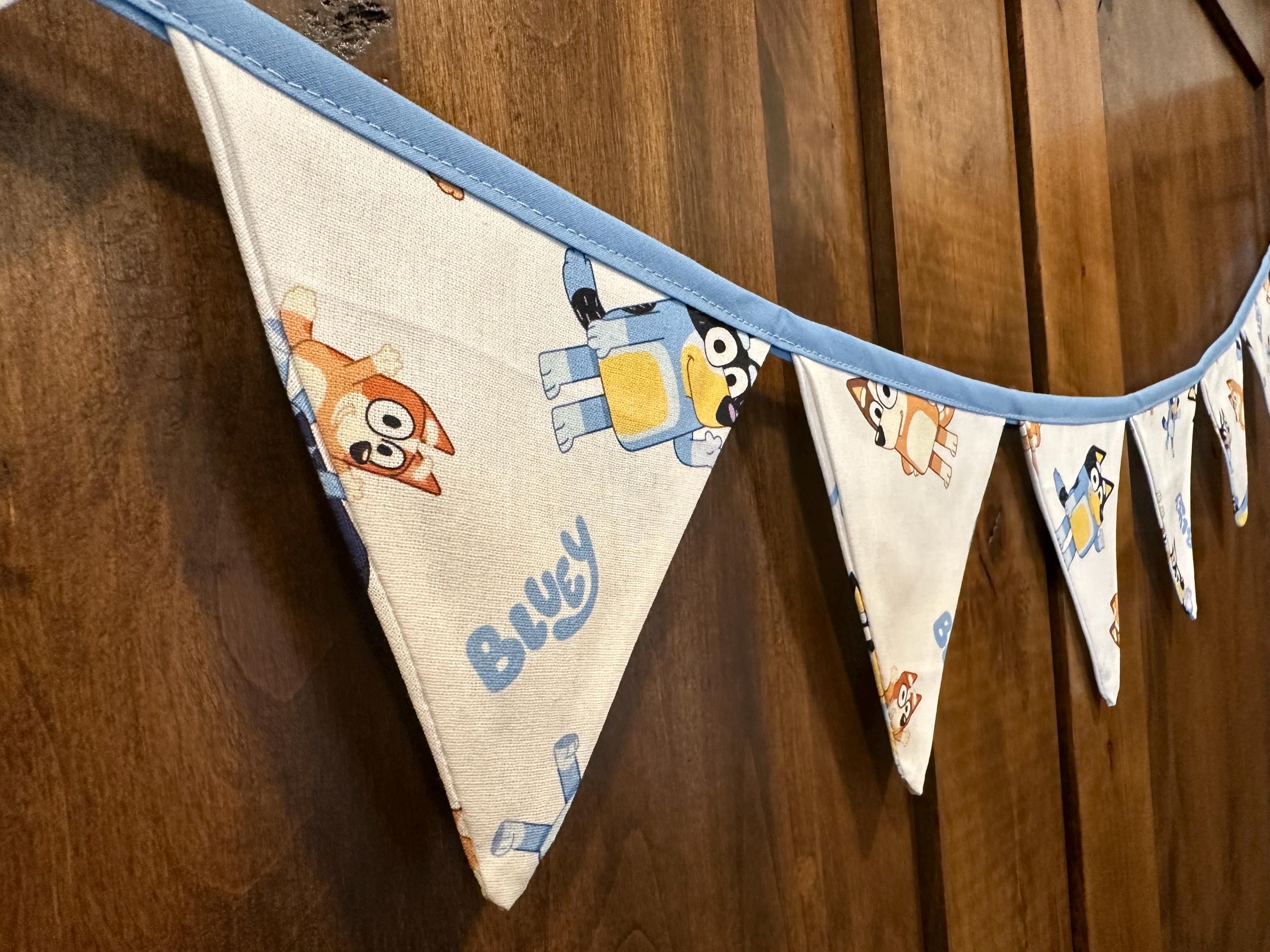 Bluey Fabric Banner